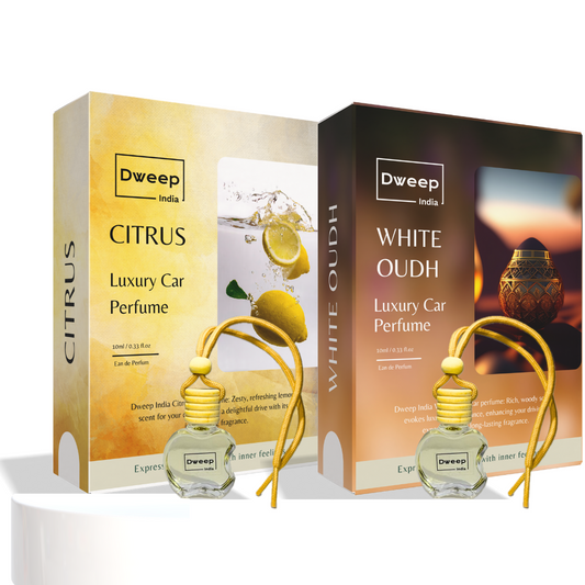 Dweep India Citrus & White Oudh Car Perfume