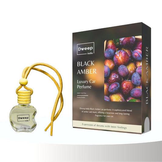 Dweep India Black Amber Luxury Car Perfume
