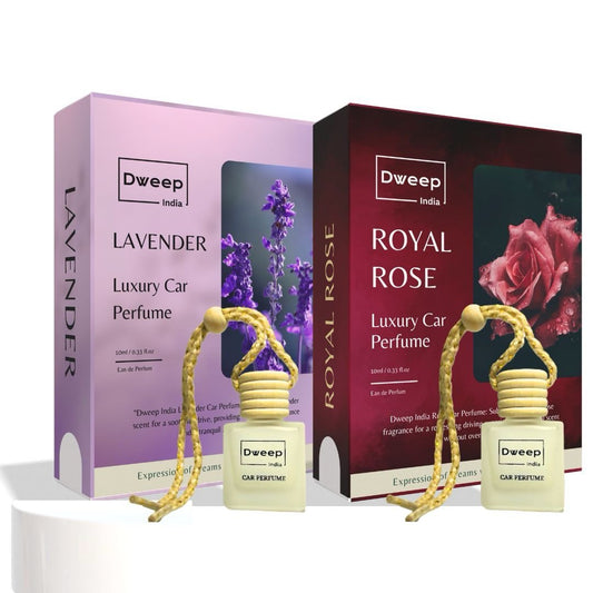 Dweep India Lavender & Royal Rose Car Perfume Pod